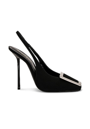 Saint Laurent Pablo Slingback Heels in Nero - Black. Size 38 (also in ).