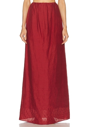 Posse Aurelia Skirt in Merlot - Burgundy. Size M (also in ).