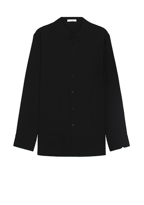 The Row Beto Shirt in Black - Black. Size L (also in M, S).