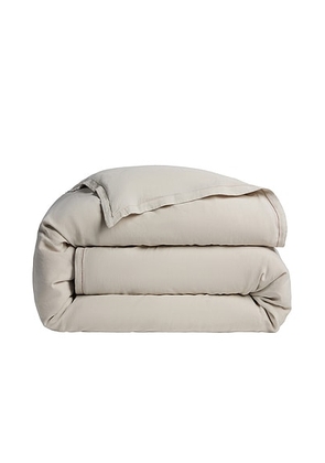 Parachute Heirloom Tencel Linen Duvet Cover in Bone - White. Size FULL/QUEEN (also in ).
