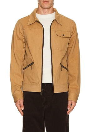 Schott Unlined Utility Jacket in Tobacco - Tan. Size S (also in XL/1X).