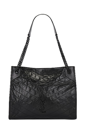Saint Laurent Medium Niki Shopping Bag in Noir - Black. Size all.