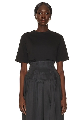 The Row Chiara Top in Black - Black. Size L (also in XL).