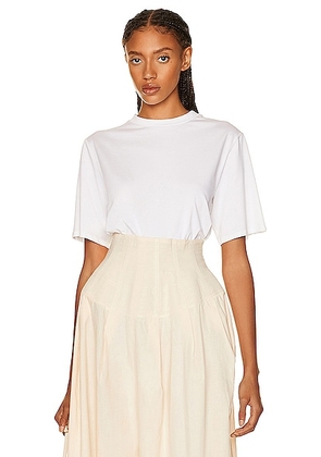 The Row Chiara Top in Natural White - White. Size XL (also in ).