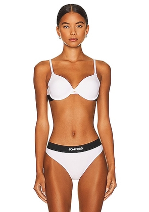 TOM FORD Padded Bra in White - White. Size L (also in S).