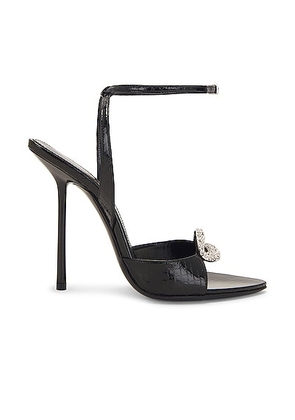 Saint Laurent Nuit Evening Sandals in Nero - Black. Size 37.5 (also in ).