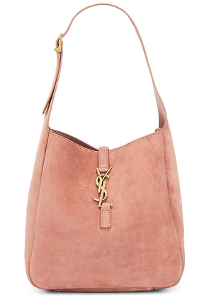 Saint Laurent Small Le 5 A 7 Supple Hobo Bag in Barely Pink - Pink. Size all.