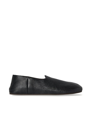 The Row Hugh Slip On Flat in Black - Black. Size 40 (also in ).