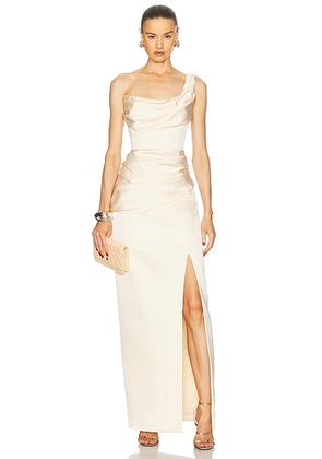 Rachel Gilbert Duke Gown in Butter - Yellow. Size 1 (also in 2).