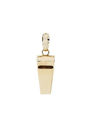 Timeless Precious Piper Pendant Charm in 14k Yellow Gold & Diamonds - Metallic Gold. Size all.