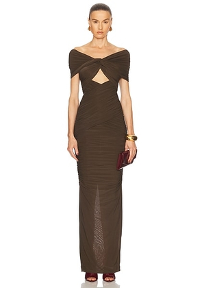 Ronny Kobo Nasha Dress in Desert - Grey. Size L (also in M, S, XL, XS).