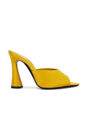 Saint Laurent Suite Mule Sandal in Ocre - Yellow. Size 36 (also in 36.5, 37.5, 40).