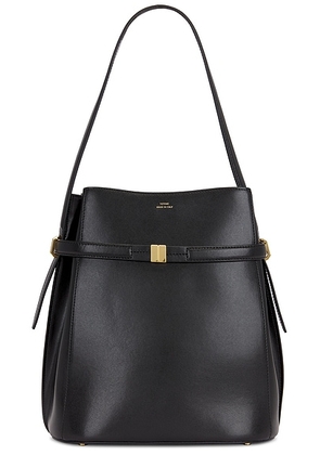 Toteme Belted Bucket Bag in Black - Black. Size all.
