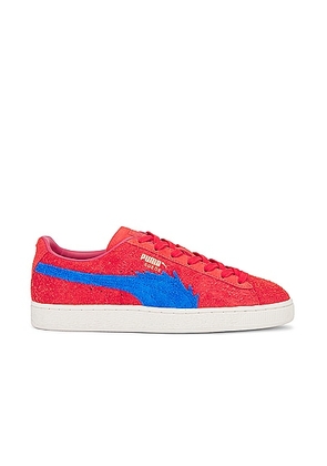 Puma Select x One Piece Suede in Red - Red. Size 10 (also in ).