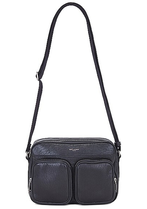 Saint Laurent City New Came Bag in Nero - Black. Size all.