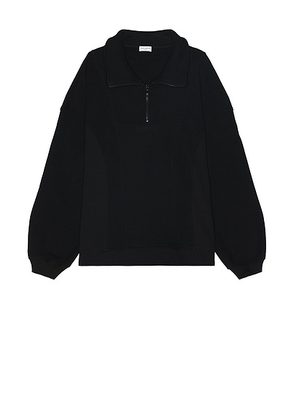 Saint Laurent Sweat Col Montant De in Noir - Black. Size L (also in M, S).