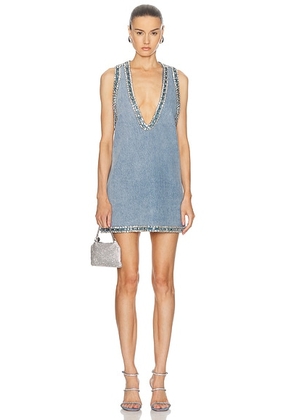 Retrofete Stevie Dress in Tangier - Denim-Light. Size XL (also in S, XS).