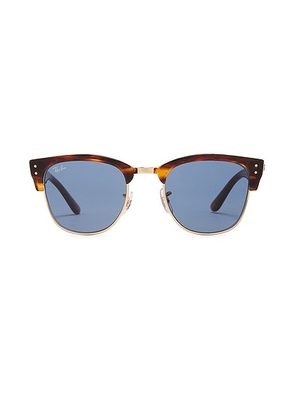 Ray-Ban Clubmaster Reverse Sunglasses in Brown Tortoise - Brown. Size all.