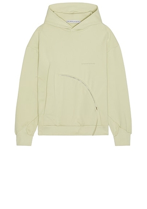 POST ARCHIVE FACTION (PAF) 8.0 Hoodie Center in Light Yellow - Yellow. Size L (also in M, S, XL).