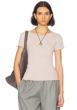 Skall Studio Edie Cap Sleeve Top in Dusty Lavender - Lavender. Size S (also in XS).