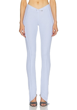 SAMI MIRO VINTAGE Asymmetric Pants in Blue Lace - Baby Blue. Size XS (also in ).