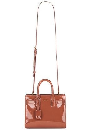 Saint Laurent Nano Sac De Jour Bag in Mild Rose - Burnt Orange,Coral. Size all.