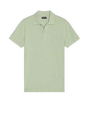TOM FORD Short Sleeve Polo in Pistachio - Green. Size 46 (also in 48).