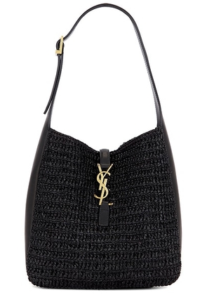 Saint Laurent Small Le 5 A 7 Hobo Bag in Nero - Black. Size all.