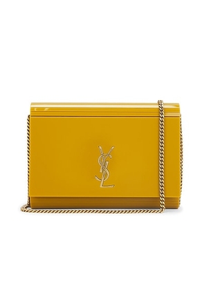 Saint Laurent Vicky Minaudiere Bag in Golden Hour - Yellow. Size all.