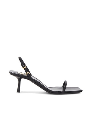 Saint Laurent Jaspe Sandal in Nero - Black. Size 37.5 (also in 36.5).