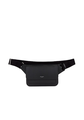 Saint Laurent Belt Bag in Black - Black. Size all.