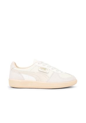 Puma Select Palermo Sneaker in Warm White  Alpine Snow  & Cashew - White. Size 11 (also in ).