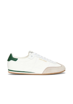 Saint Laurent Aston Low Top Sneaker in Blanc - White. Size 44 (also in 41, 45, 46).