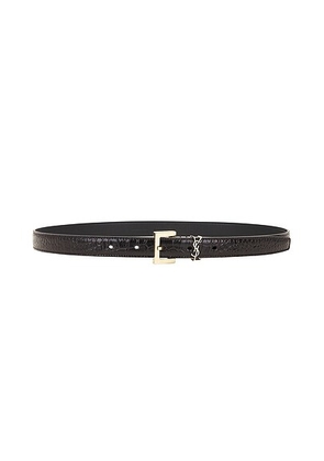 Saint Laurent Leather Belt in Fondente - Chocolate. Size 65 (also in 70, 75, 80, 85, 90).