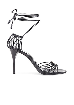 Saint Laurent Babylone Sandal in Nero - Black. Size 37.5 (also in 39).