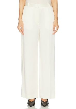 Toteme Cuff Slit Trouser in Macadamia - Cream. Size 40 (also in ).