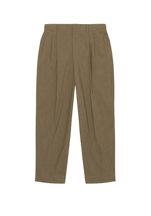The Row Silas Trouser Pants in Khaki - Green. Size 34 (also in ).