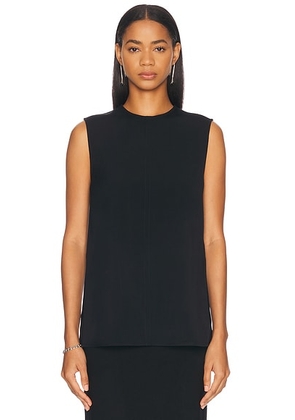 Toteme Woven Stripe Top in Black - Black. Size 32 (also in ).