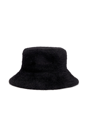 Saint Laurent Fluffy Bucket Hat in Black - Black. Size 59 (also in ).