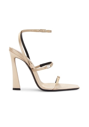 Saint Laurent Lydia Sandal in Partridge Pink - Pink. Size 37 (also in 38.5, 39).