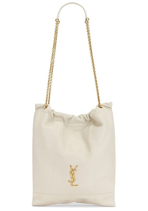 Saint Laurent Jamie 4.3 Pochon Bag in Crema Soft - Cream. Size all.