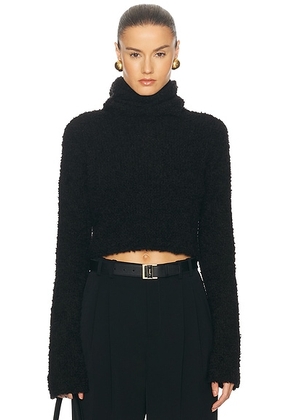 Saint Laurent Turtleneck Sweater in Noir - Black. Size L (also in ).