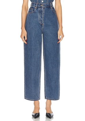 Ronny Kobo Crawford Straight Leg Jeans in Light Wash Blue - Denim-Medium. Size 29 (also in ).