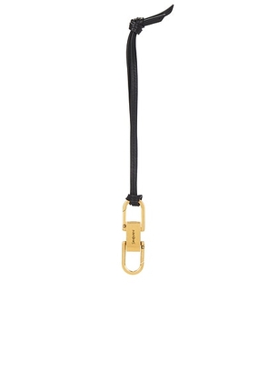 Saint Laurent Keyring in Black - Black. Size all.
