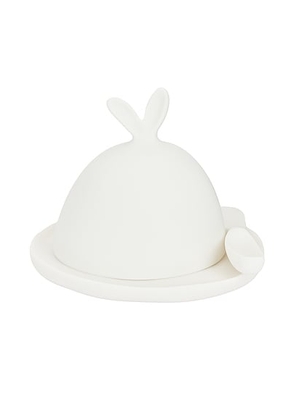 Tina Frey Designs Butter Dish With Spreader in White - White. Size all.