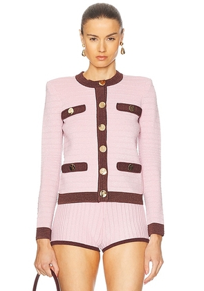 Retrofete Percy Top in Metallic Earl Rose & Pecan - Pink. Size XL (also in ).