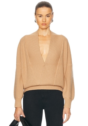 SEROYA Morana Sweater in Tan - Tan. Size L (also in ).