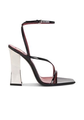 Saint Laurent Zora Sandal in Nero - Black. Size 36 (also in 36.5, 37, 37.5, 38, 39).