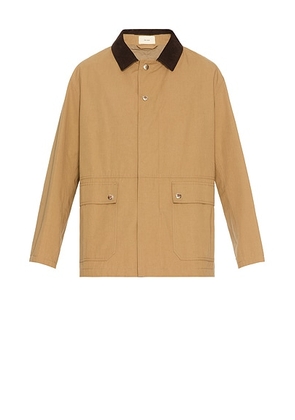 The Row Frank Jacket in DEEP BISTRE - Tan. Size L (also in S).