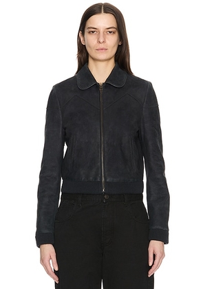 The Row Axelette Jacket in Faded Black - Black. Size 0 (also in 6).